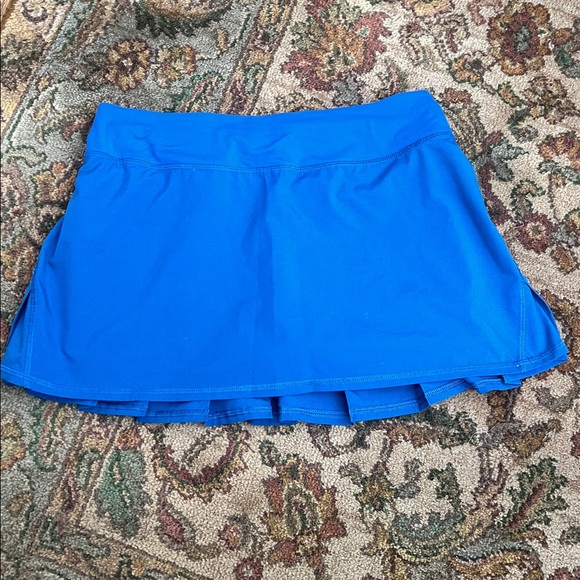 Vintage LuLuLemon sz 6 blue Pacesetter skirt - Picture 3 of 5
